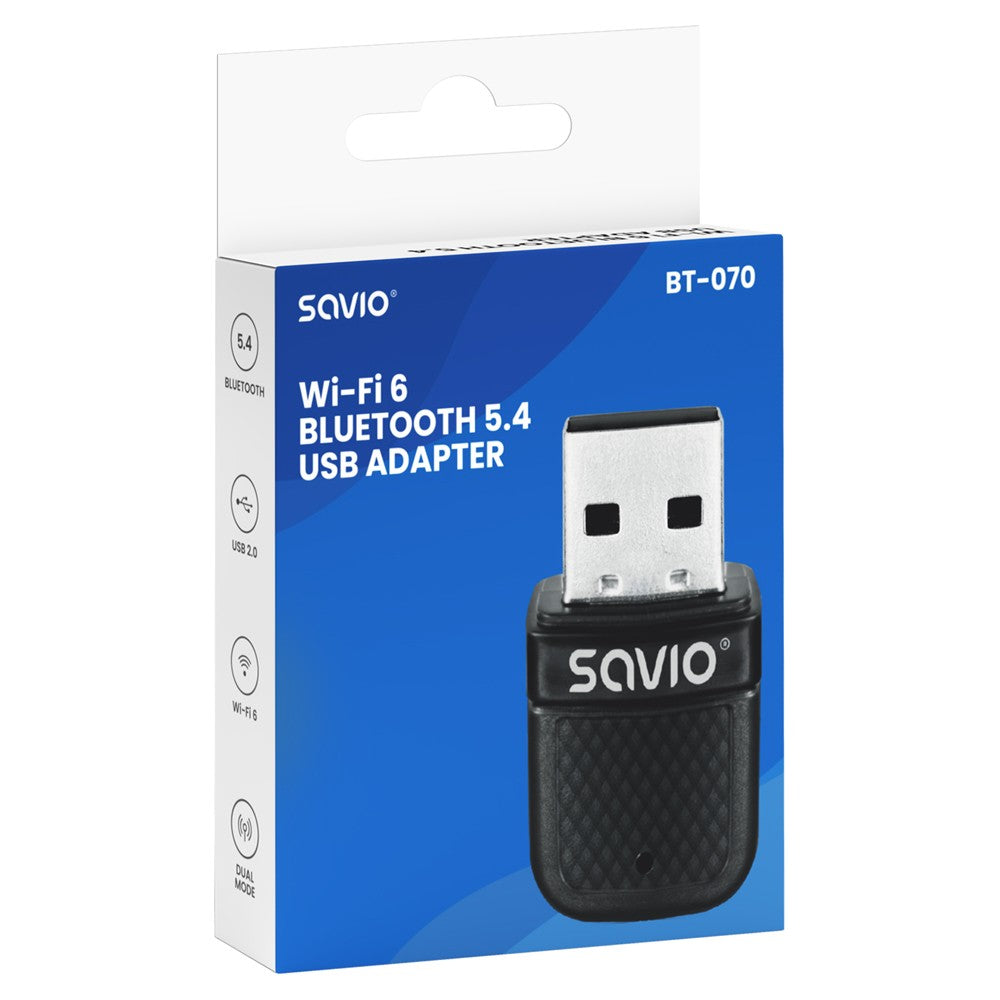 Adaptor USB WiFi 6 Bluetooth 5.4 BT-070