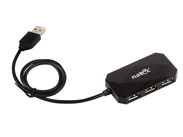 Hub USB LOCUST USB 2.0 cu 4 porturi, negru