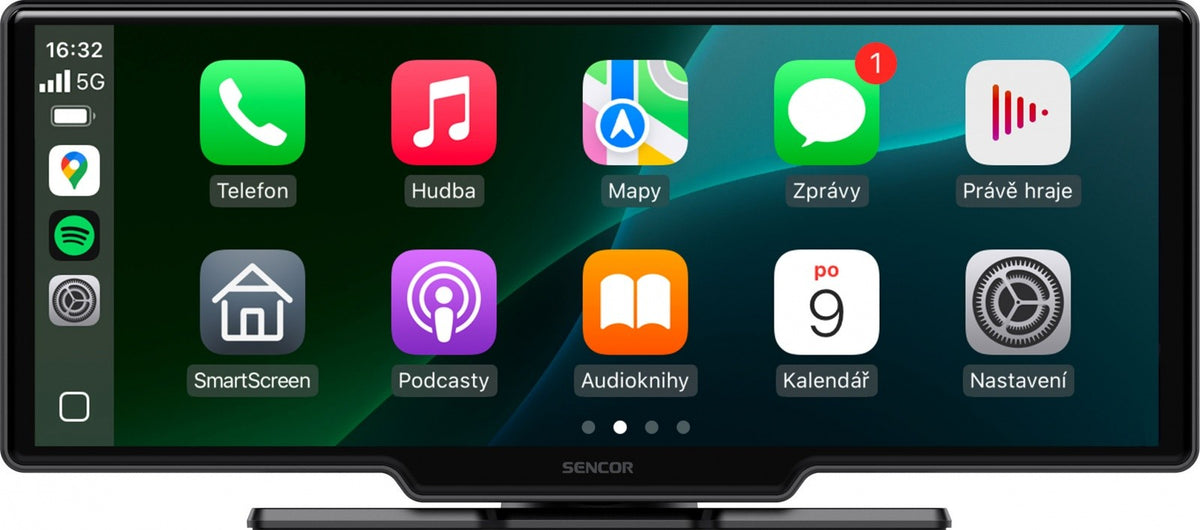 Cameră video pentru marșarier CarPlay și Android Auto SCT M1060BWT