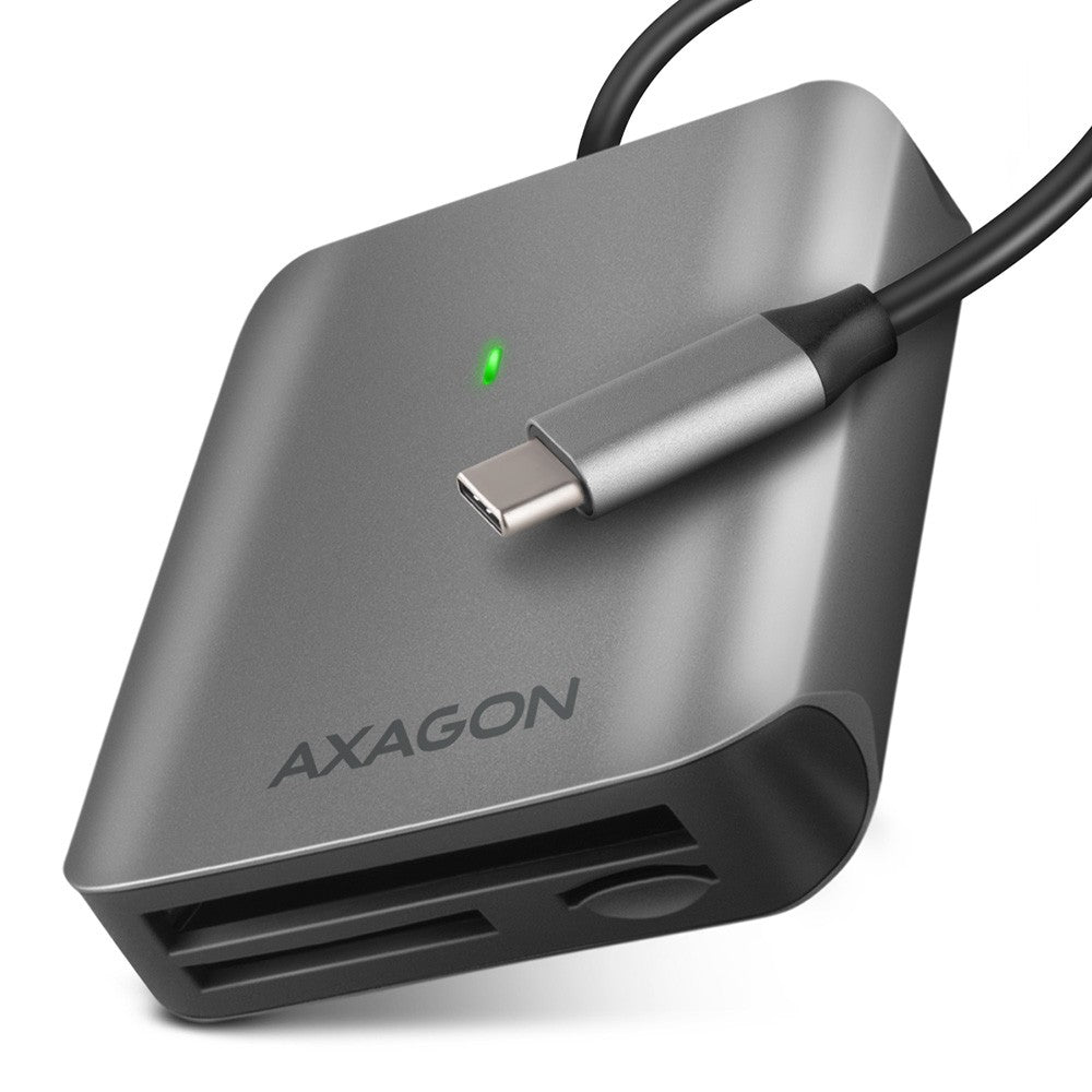 Cititor de carduri extern CRE-S3C USB-C 3.2 GEN 1, 3 sloturi și SD/microSD/CF, suport UHS-II