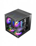Carcasă MARS MC-CUBE 1xARGB mATX neagră