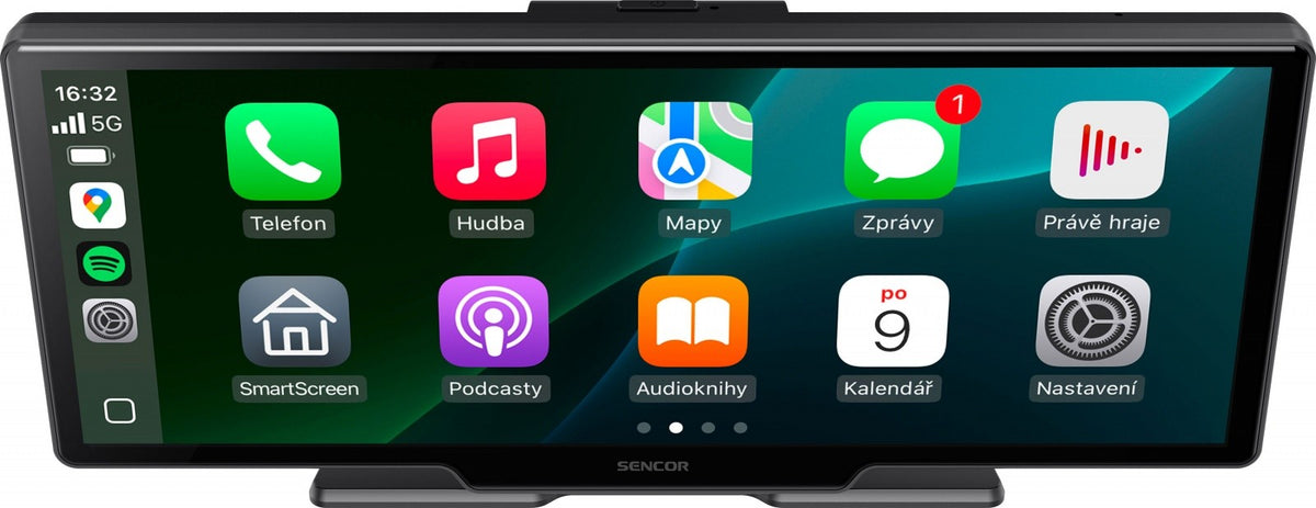 Cameră video pentru marșarier CarPlay și Android Auto SCT M1060BWT