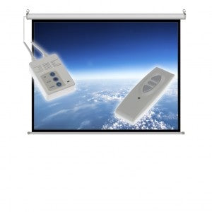 Ecran electric 100 inci FS-100 4:3 203x152cm cu telecomandă