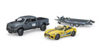 Dodge RAM 2500 Power Wagon cu camion de tractare