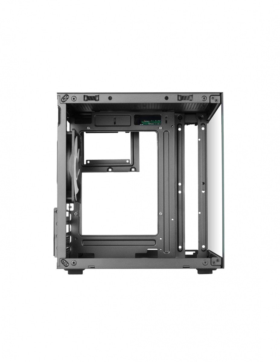 Carcasă MARS MC-CUBE 1xARGB mATX neagră