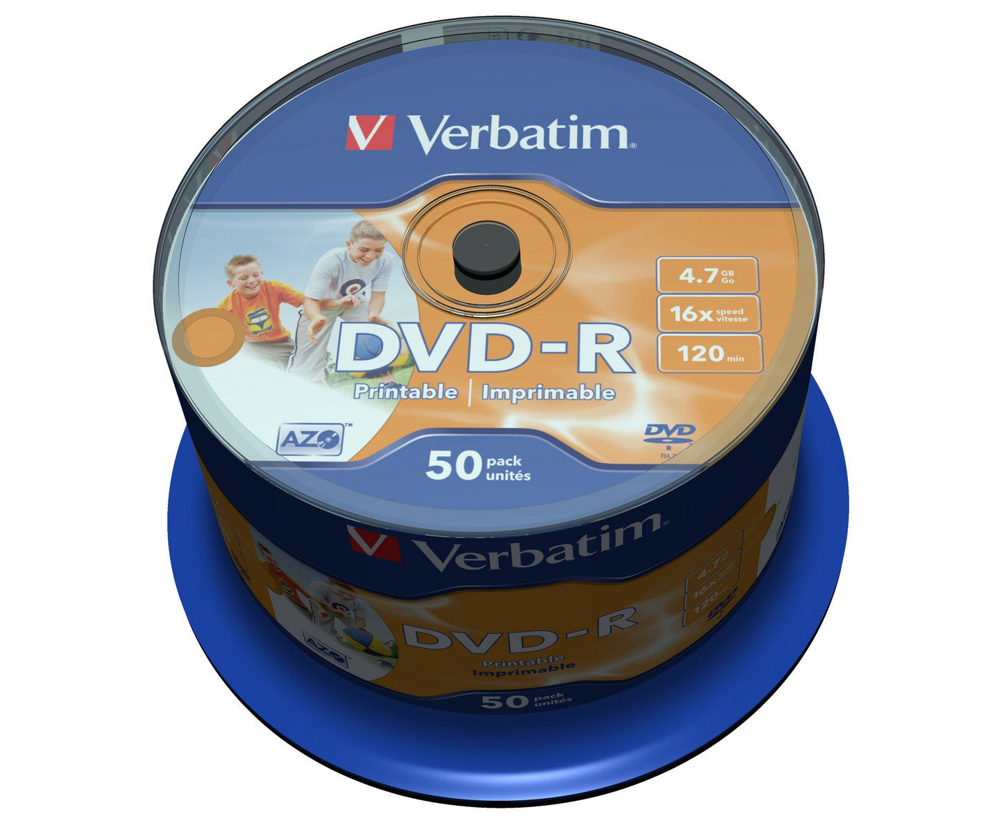 DVD-R 16x 4.7GB 50P CB IMPRIMABIL 43533