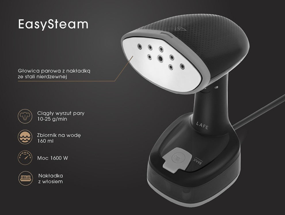 Aparat de călcat cu abur EasySteam de 1600 W