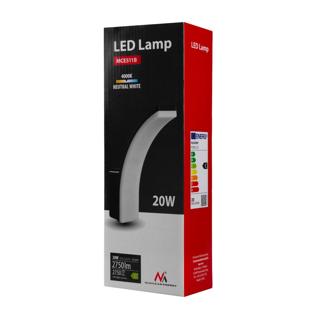 Lampă LED 20W IP65 MCE511 B