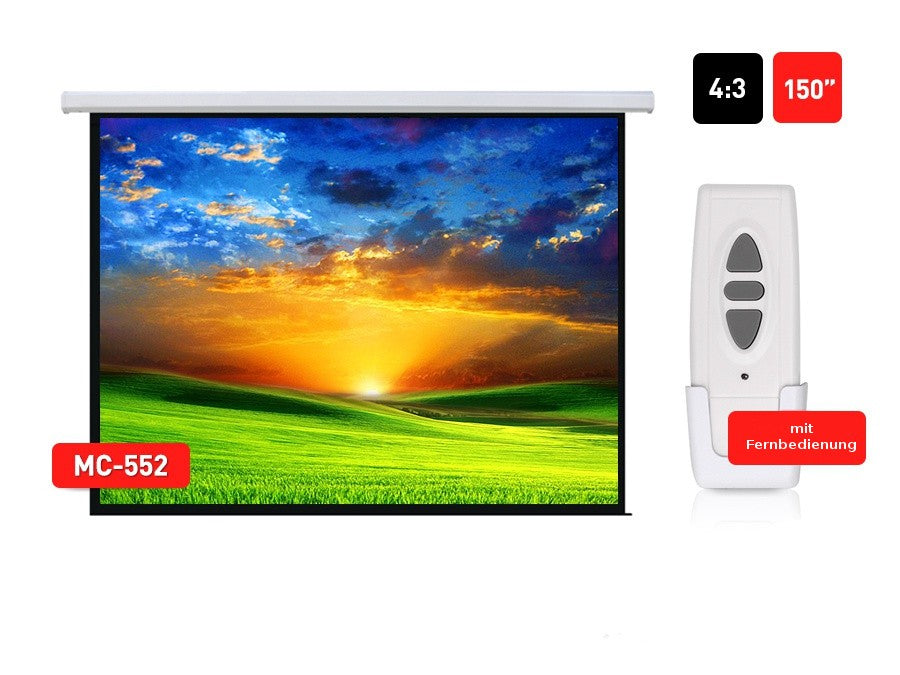 Ecran de proiecție electric MC-552 150 inci 300x220 4:3 perete sau tavan