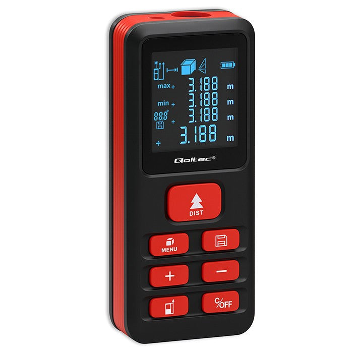 Telemetru laser digital | LCD iluminat din spate | 50 m