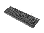 Tastatură Trout Slim 1.8m Neagră USB