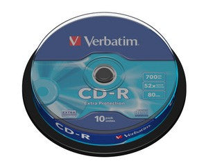 CD-R 52x 700MB 10P CB DL Ex Prot 43437
