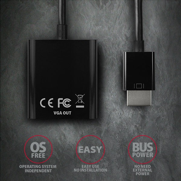 Adaptor RVH-VGN HDMI -> VGA FULLHD 1920*1200
