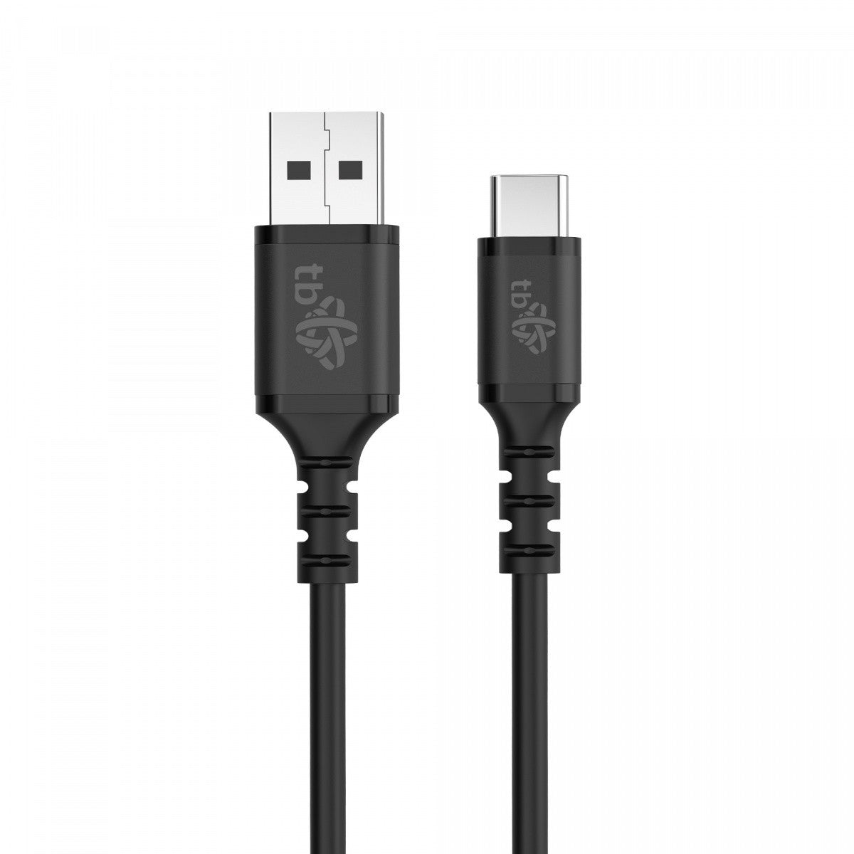 Cablu USB-USB C 50 cm silicon negru