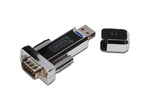 Convertor/adaptor USB-A 1.1 mascul la RS232 (DB9) mascul | Chipset Prolific PL2303GT | Montare cu șuruburi | cu cablu suplimentar de 0,8 m