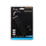 Hub USB 3.0 subțire cu 3 porturi + Gigabit Ethernet 10/100/1000