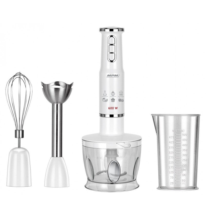 Set blender de mână MBL-43 alb