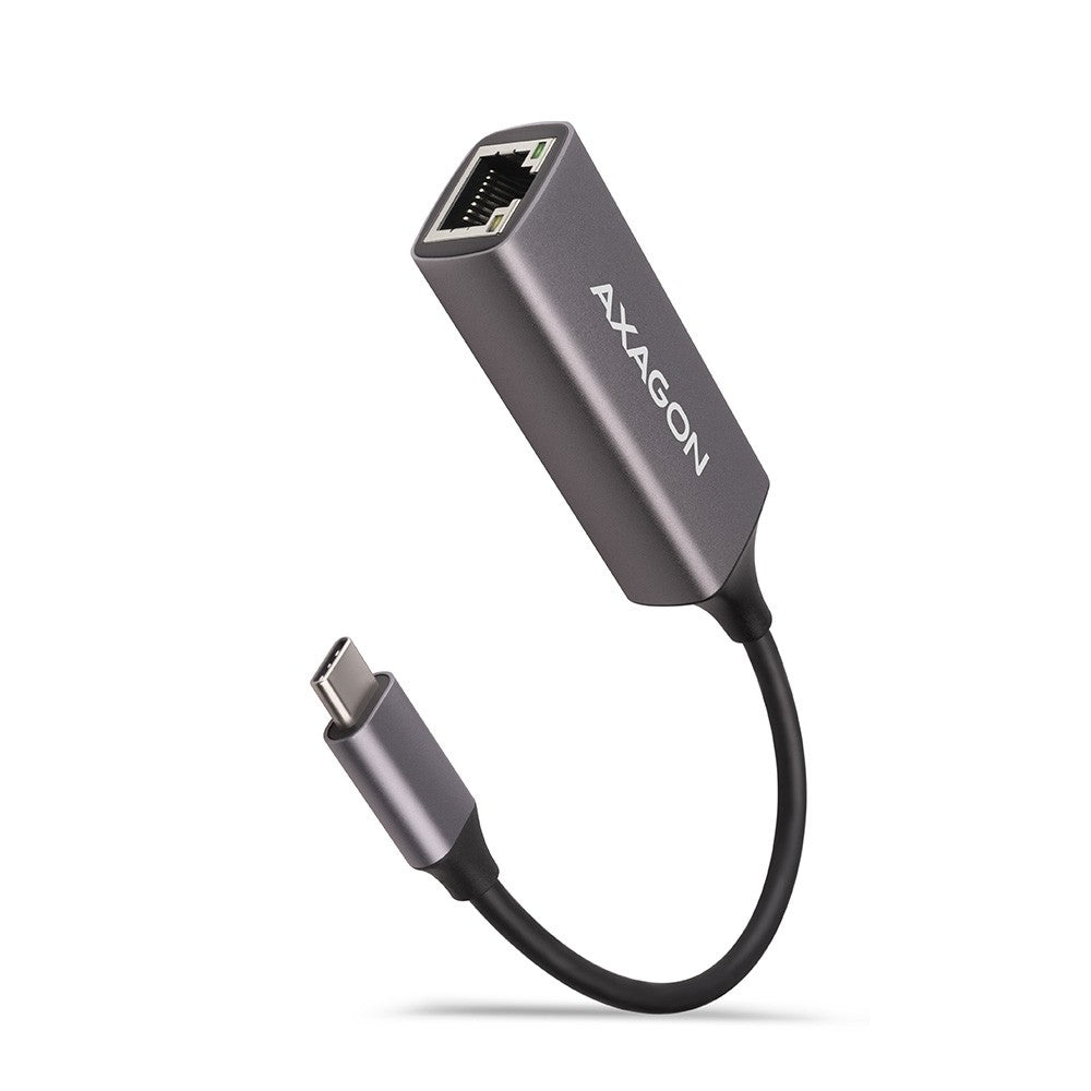 Adaptor Gigabit Ethernet ADE-TRC, USB-C 3.2 Gen 1, Instalare automată, Metal, Gri titan