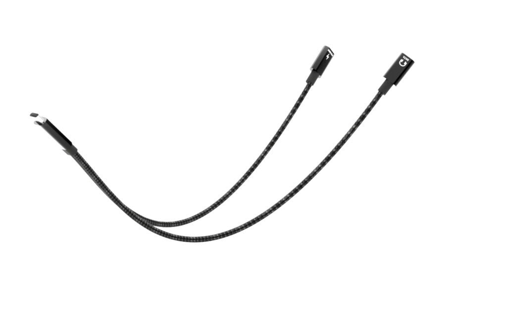 Cablu splitter USB-C audio/date 100W