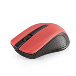 Mouse optic wireless WM9 negru și roșu