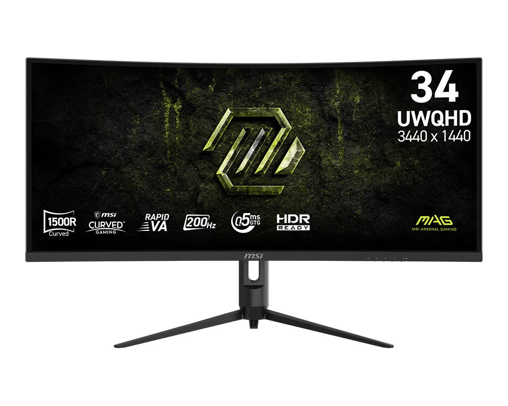 Monitor 34 inch MAG 342CQRF E20 UWQHD/Curbat/200Hz/Negru