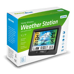 Stație meteo wireless GB540N cu indicator de confort, măsurare umiditate, fază lunară, ceas cu sistem DCF