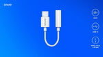 Adaptor USB-C - Mini Jack 3,5mm, Xiaomi, Huawei, Oppo, AK-51