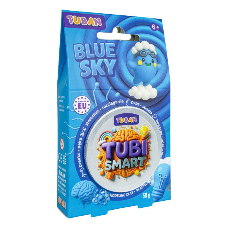 Plastelină Tubi Smart - Blue Sky 50g