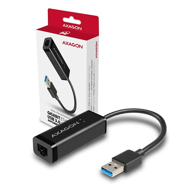 Adaptor Gigabit Ethernet ADE-SR, USB-A 3.2 Gen 1, instalare automată