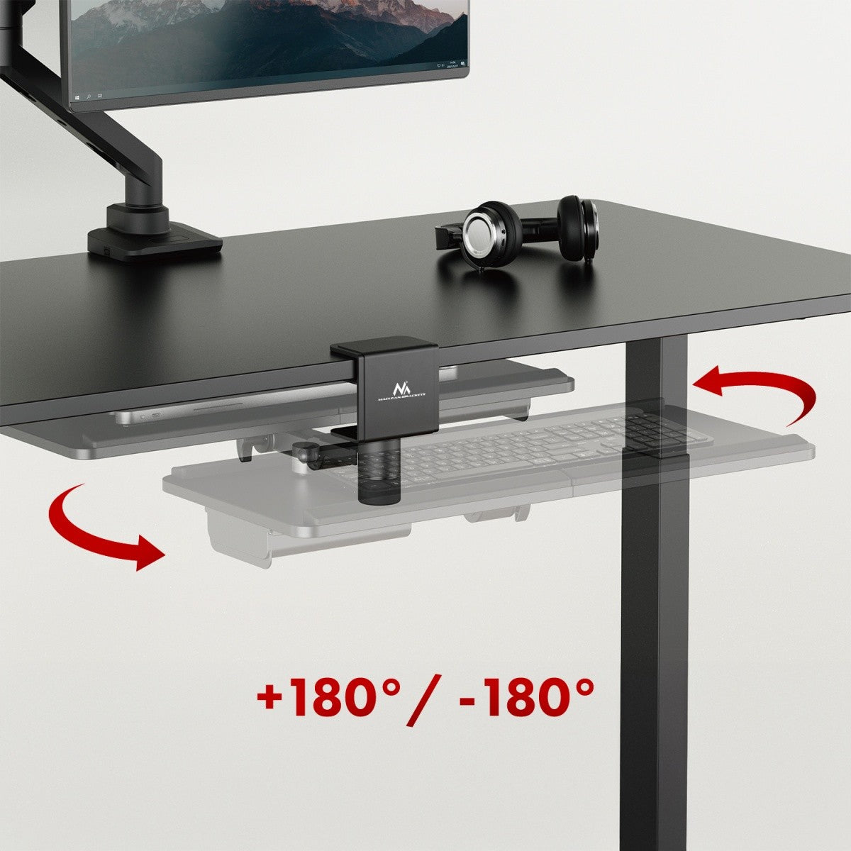 Suport tastatură sub birou MC-108B