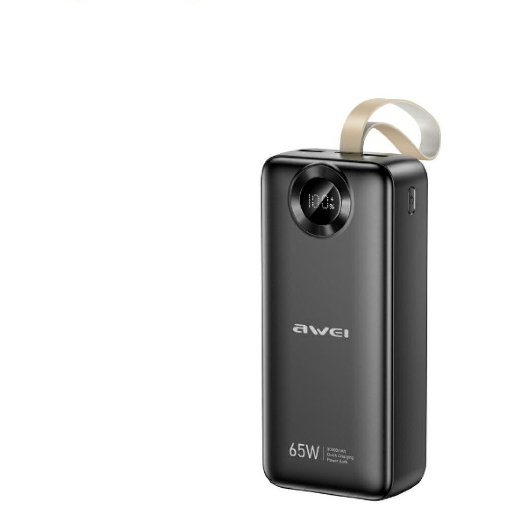 Baterie externă Awei PA-34 30000mAh 65W Încărcare rapidă Negru