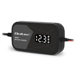 Încărcător inteligent cu microprocesor 12V | 2A | Redresor cu funcție de regenerare a celulelor pentru baterii AGM cu gel | LCD