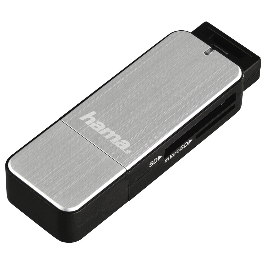 Cititor de carduri SD/microSD USB 3.0 argintiu