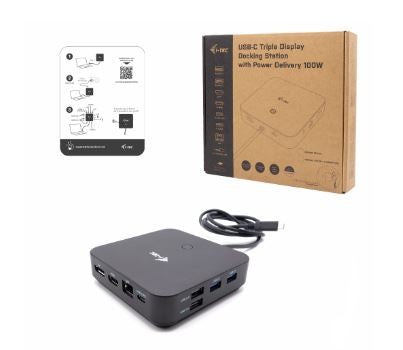 Stație de andocare USB-C HDMI cu DP dual, alimentare de 100 W