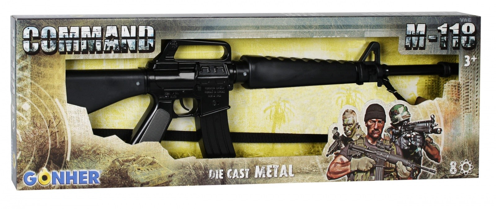 Pușcă de comando GONHER 118/6, metal, 8 cartușe