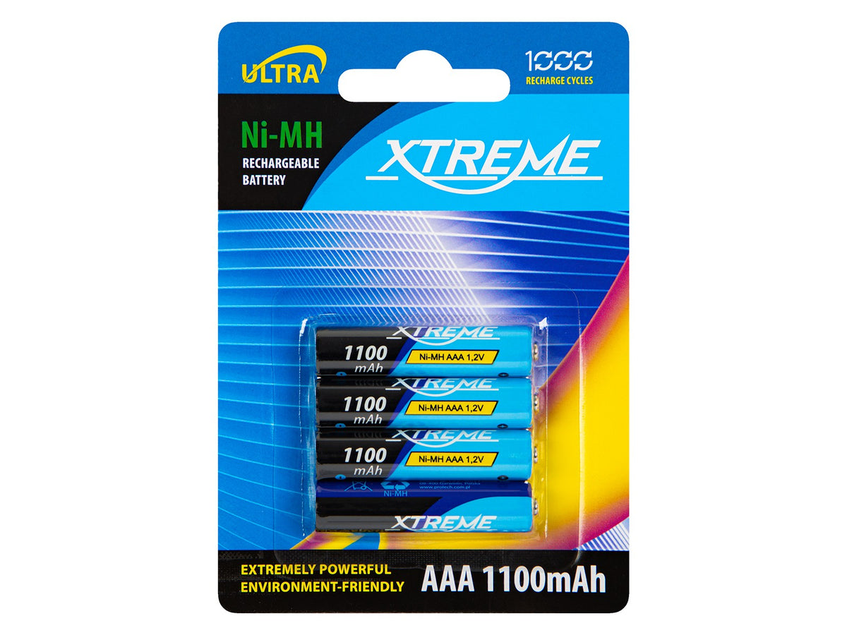 Baterie R3 NiMH AAA 1100mAh XTREME 4 bucăți