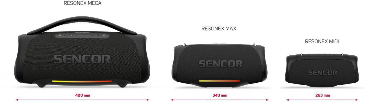 Boxă Bluetooth Resonex Mega Power 190W, IPX7, TWS (99 buc.), LED