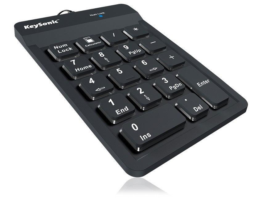 Tastatură rezistentă la praf ACK-118BK2, IP64