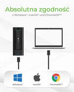 Stație de andocare IB-180MC-C31 M.2 NVMe și SATA, USB 3.2 (Gen2) Tip-C, Aluminiu