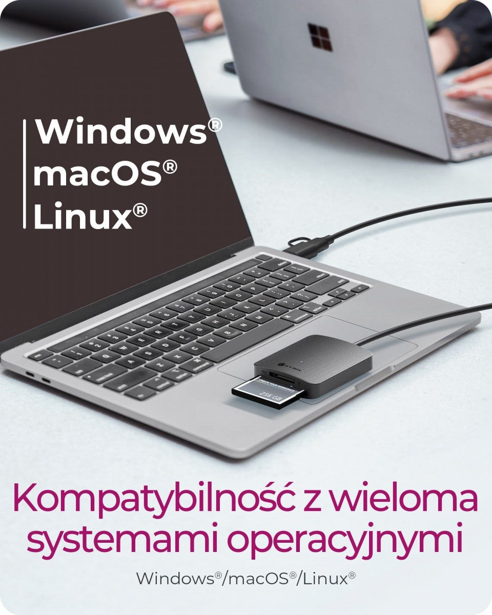 Cititor de carduri CF, TF, SD, microSD, Tip C+A, IB-CR302-CU3
