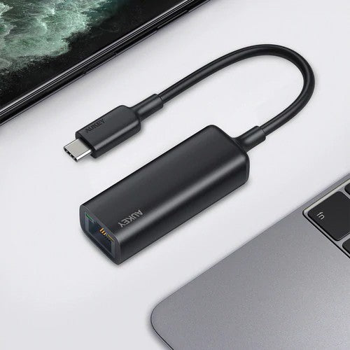 Adaptor de rețea Gigabit USB-C din aluminiu CB-A30 10/100/1000 Mbps RJ45 | 1 Gbps | USB 3.0 Tip C | LED-uri