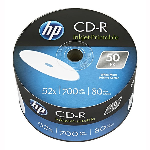 CD-R HP 52x 700MB 50P Printabil CRE00070WIP-3 69301