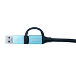 Cablu USB-C la USB-C și USB 3.0 1m