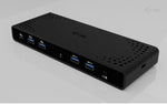 Stație de andocare universală cu alimentare prin cablu și ecran dual 4K de 85 W + încărcător i-tec USB-C de 100 W