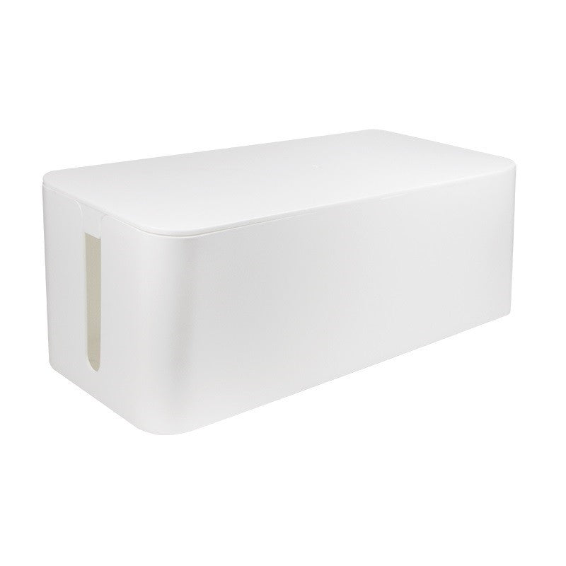 Organizator de cabluri cutie pentru cabluri, alb