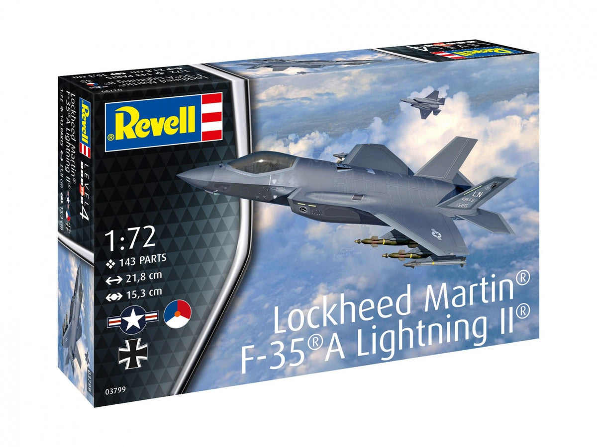 Kit de model din plastic Lockheed Martin F-35A Lightning II 1/72