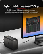 Carcasă IB-RD3720-CU3 RAID 2x2.5/3.5 SATA HDD