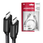 BUCM3-CM20AB Cablu USB-C - USB-C 3.2 Gen 1, 2m, PD 60W, 3A, ALU, împletit, negru