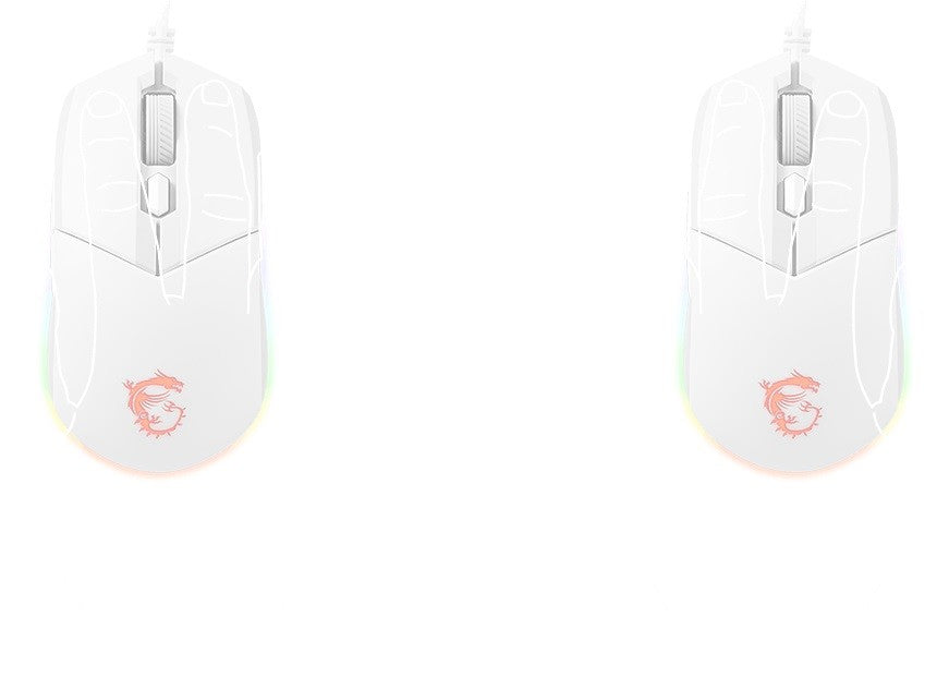 Set tastatură și mouse Vigor GK30, alb