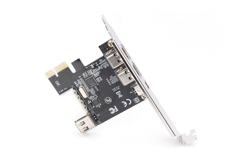 Hartă (Controle) Firewire (400) PCI Exp., 2xZew. 1xZew. (Mini) IEEE1394a 6pin+Mini, Profil redus, VT6308P
